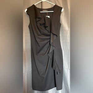 Erika Lang LBD ruffle ruching